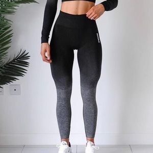 gymshark ombre seamless high waisted leggings